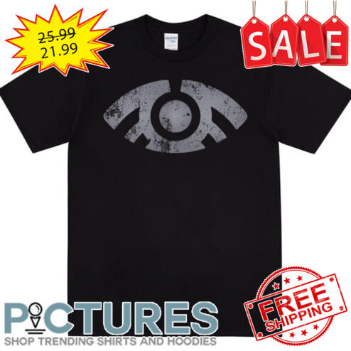 Arkangel Logo Distressed Black Mirror shirt