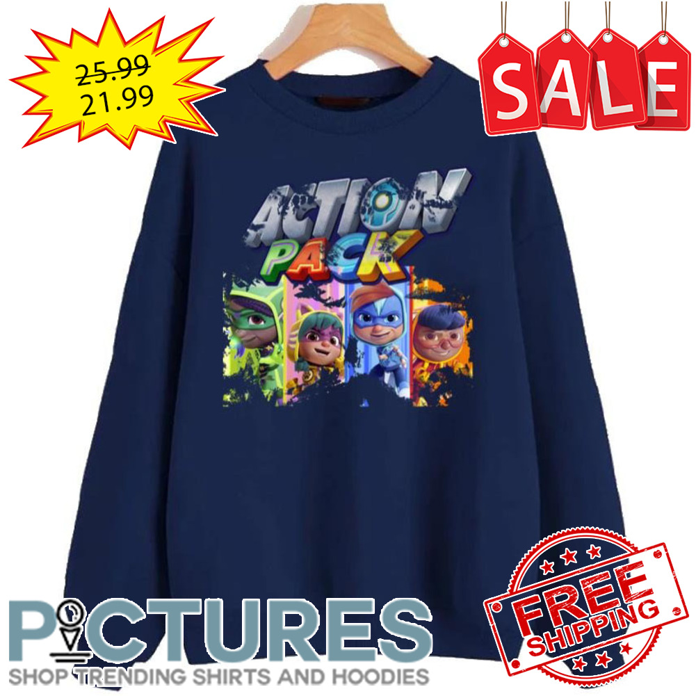 Cartoon Series Action Pack Netflix shirt