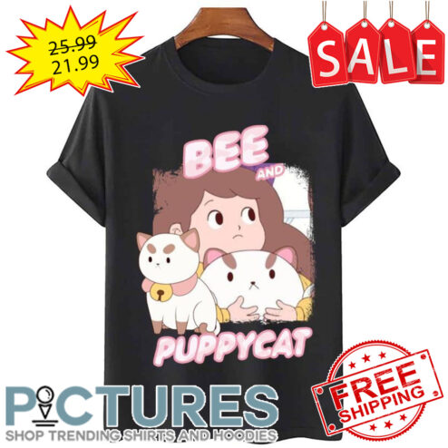 Collage Design Bee And Puppycat Cartoon shirt