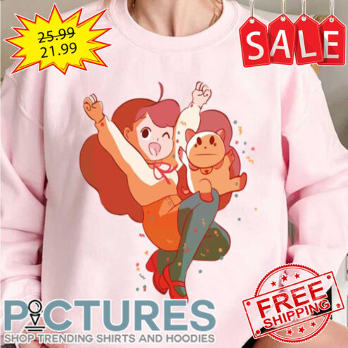 Cute Cartoon Bee And Puppycat shirt