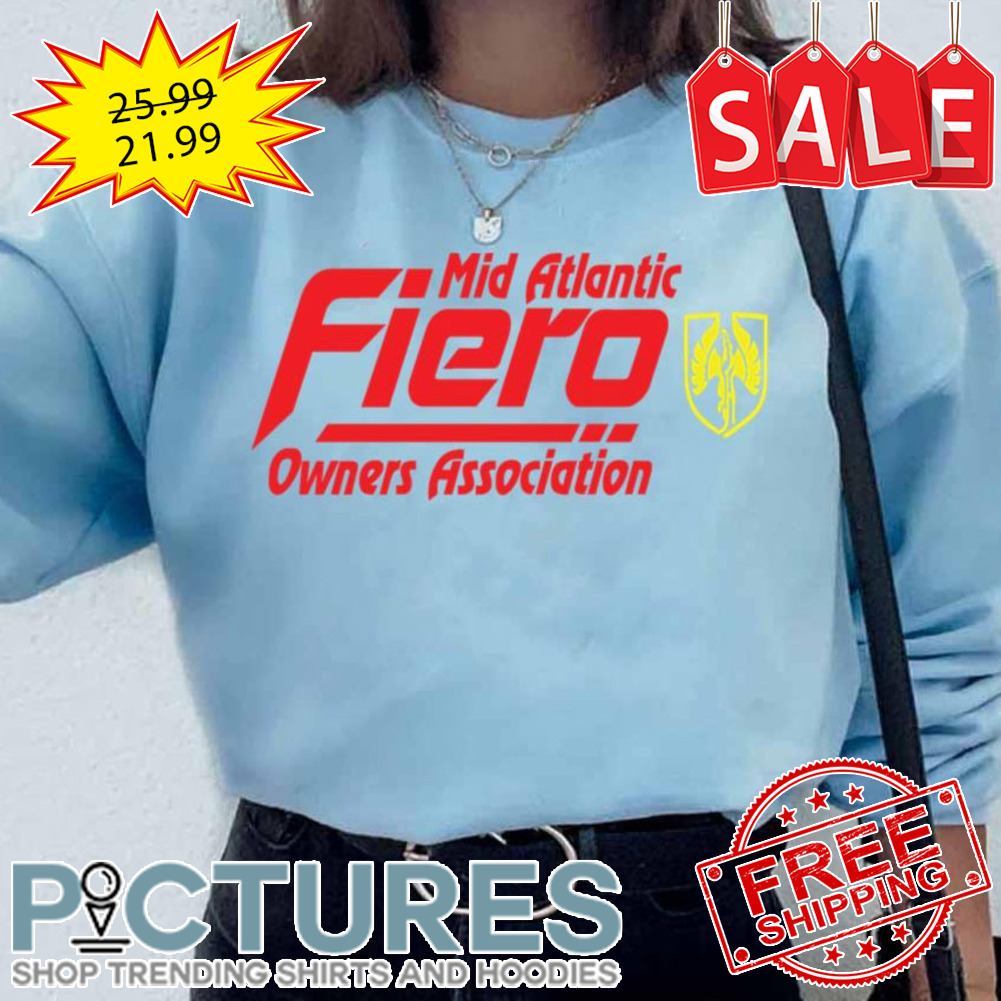Red Logo Fiero Owners Association shirt