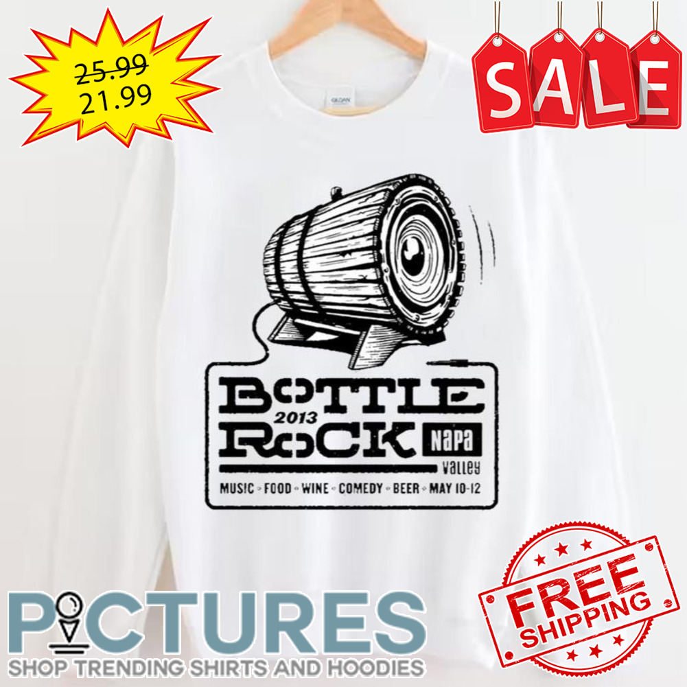 Retro 2013 Napa Bottlerock Festival shirt