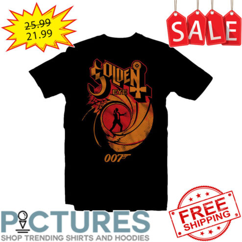 Golden eyes 007 James Bond shirt