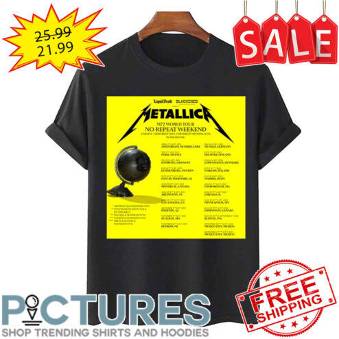 The M72 World Dates 2023 New Tour shirt