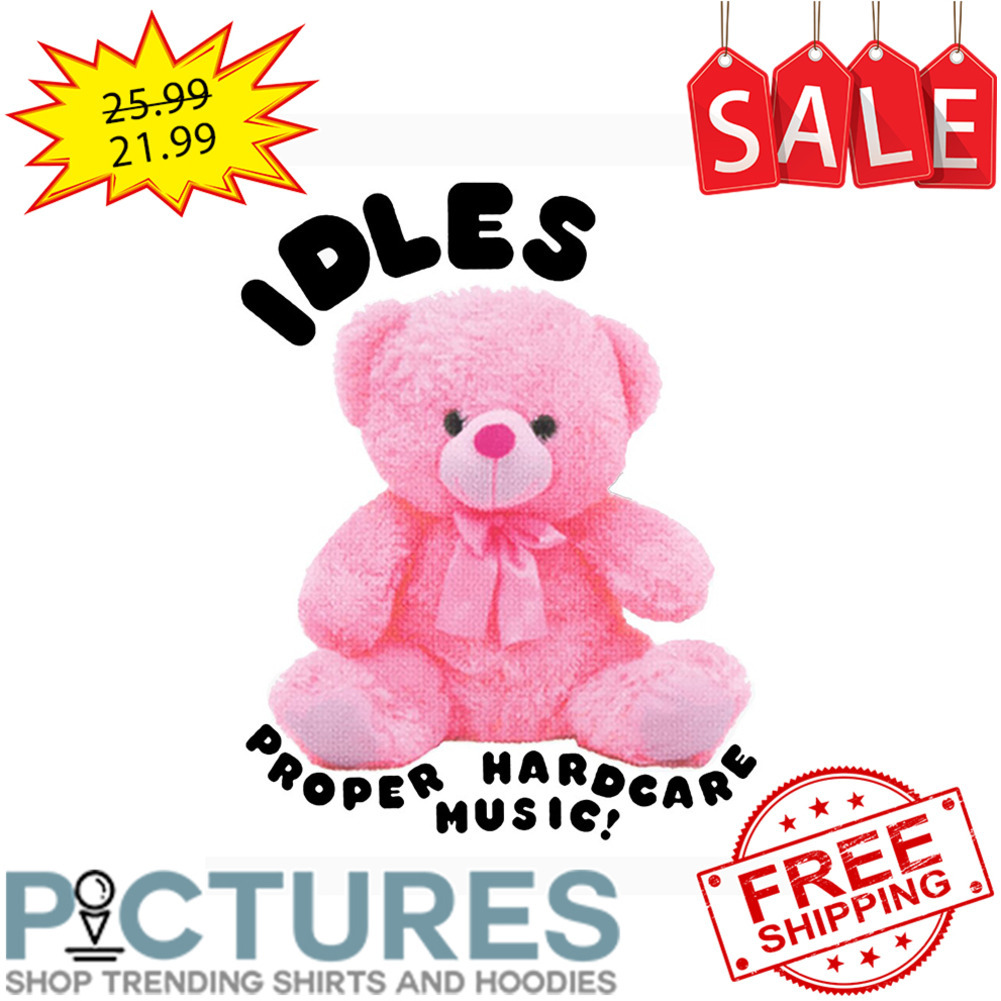 Pink Teddy Bear Idles proper hardcare music shirt