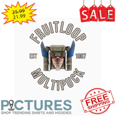 Robot fruitloop EST 1987 Multipuck shirt