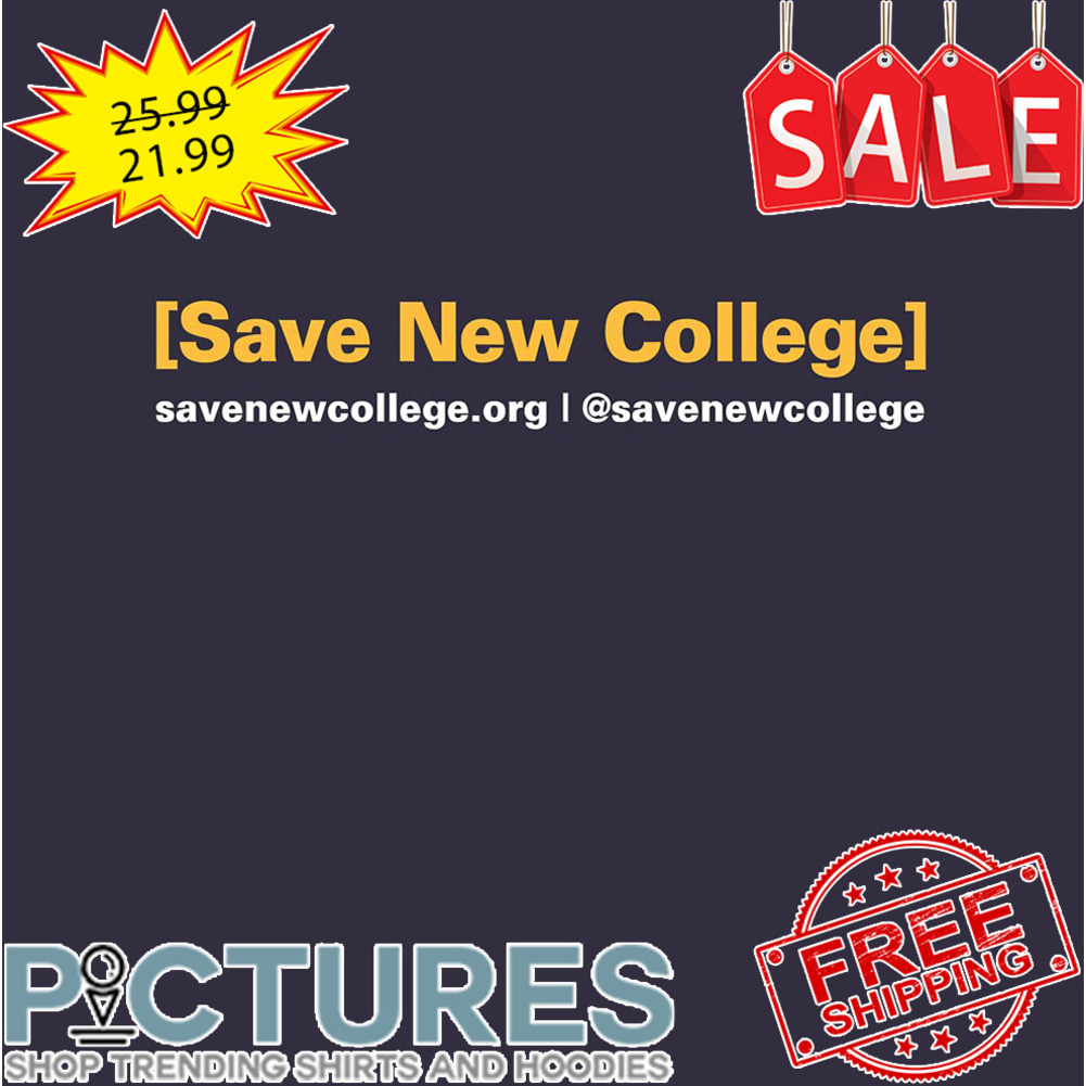 Save new college shirt