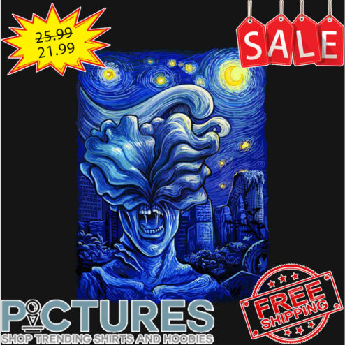 Starry Apocalypse Van Gogh shirt