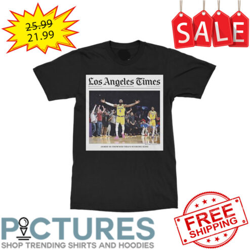Lebron James Los Angeles Times NBA shirt