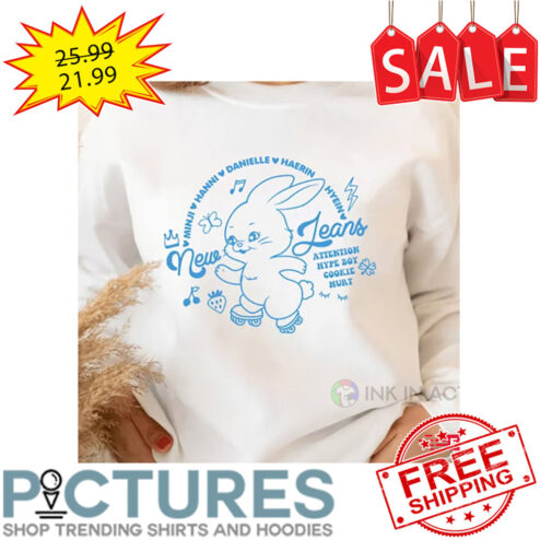 NewJeans Kpop Band Cute Bunny shirt