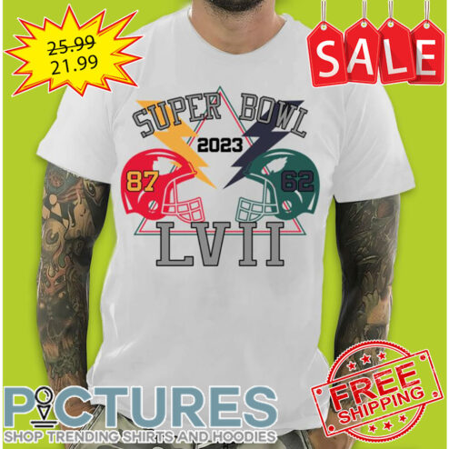Super Bowl 2023 Travis Kelce vs Jason Kelce LVII shirt
