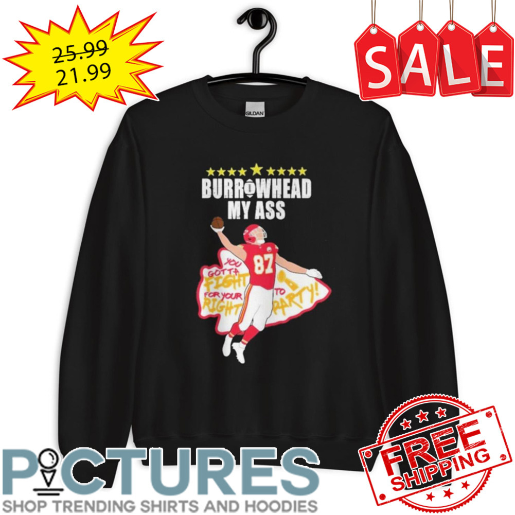 Burrowhead My A Chiefs Shirt, Kansas City Football Unisex Hoodie Crewneck