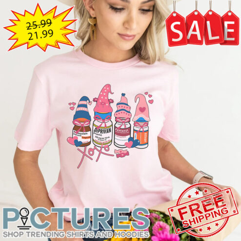 XoXo Medicine heart Valentine nurse Valentine's day Shirt