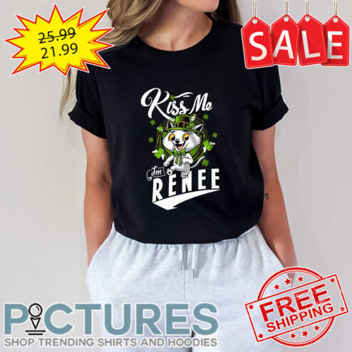 Kitty kiss me i'm denee St Patrick's day shirt