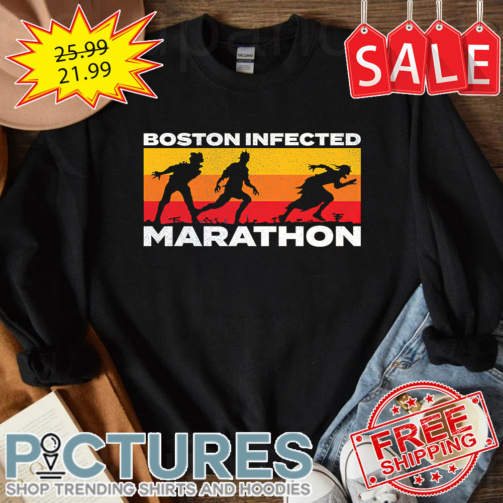Boston Infected Marathon Retro Vintage shirt