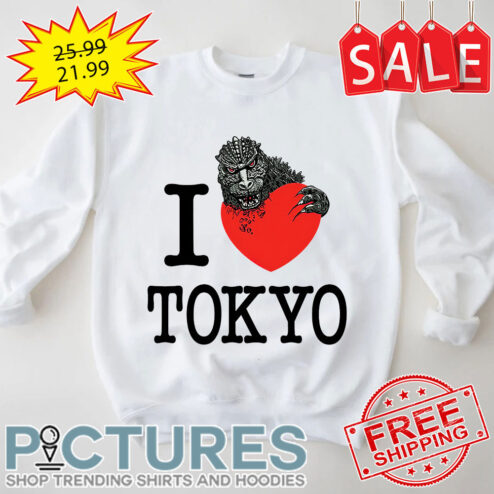 Godzilla I love Tokyo shirt