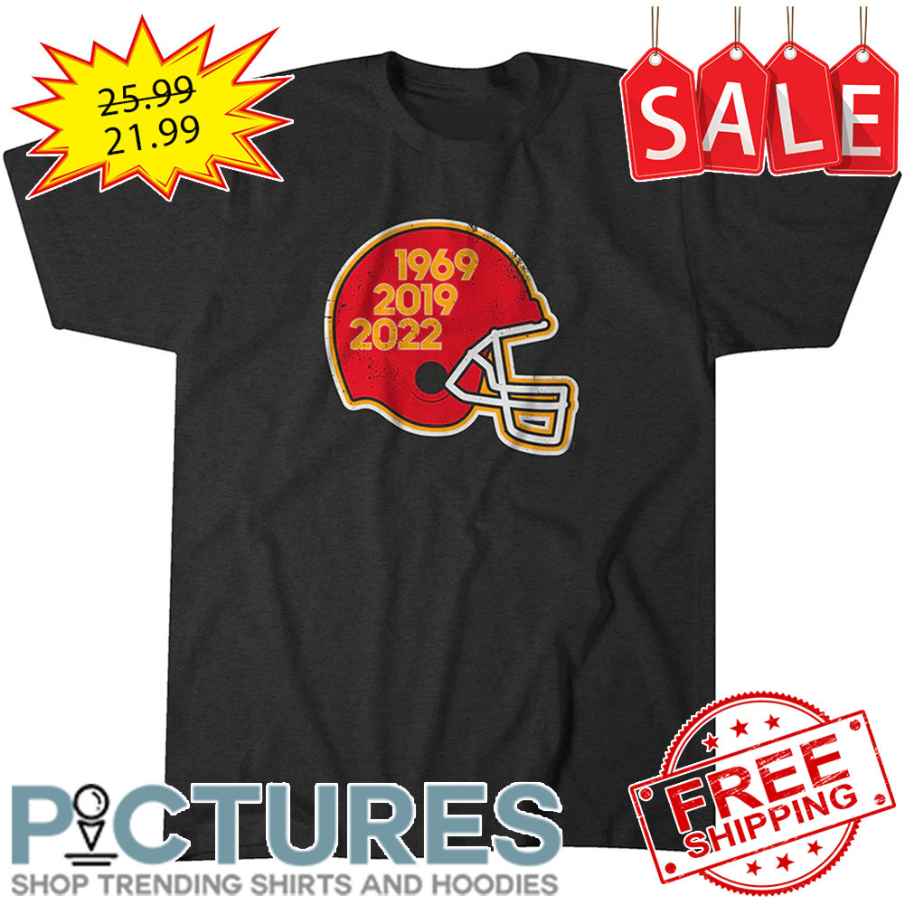 1969 2019 and 2022 these are the glory years of Kansas City Chief Super Bowl 2023 shirt