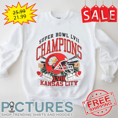 Kansas City Chiefs Super Bowl LVII Champions Helmet Native 2023 shirt