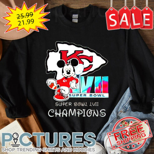 Mickey Kansas City Chiefs LVII Super Bowl Champions 2023 shirt