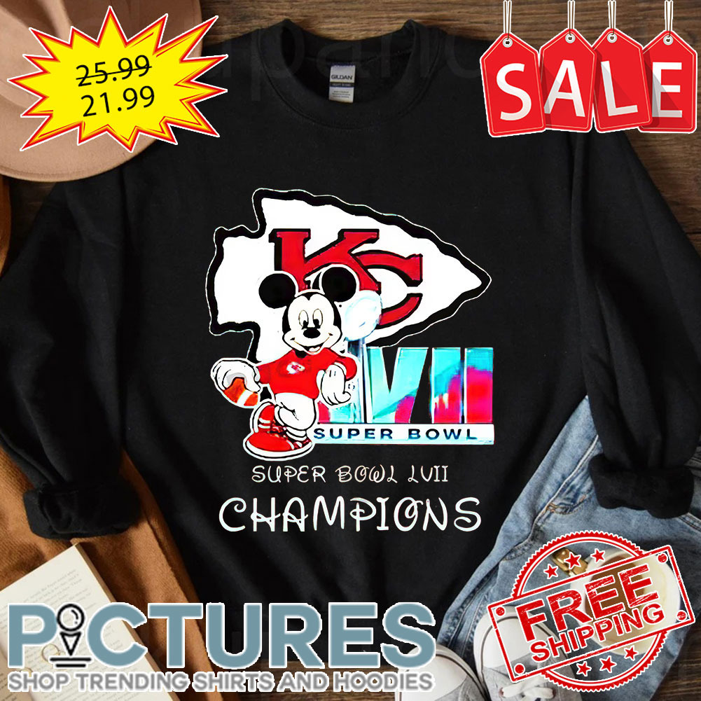 Mickey Kansas City Chiefs LVII Super Bowl Champions 2023 shirt