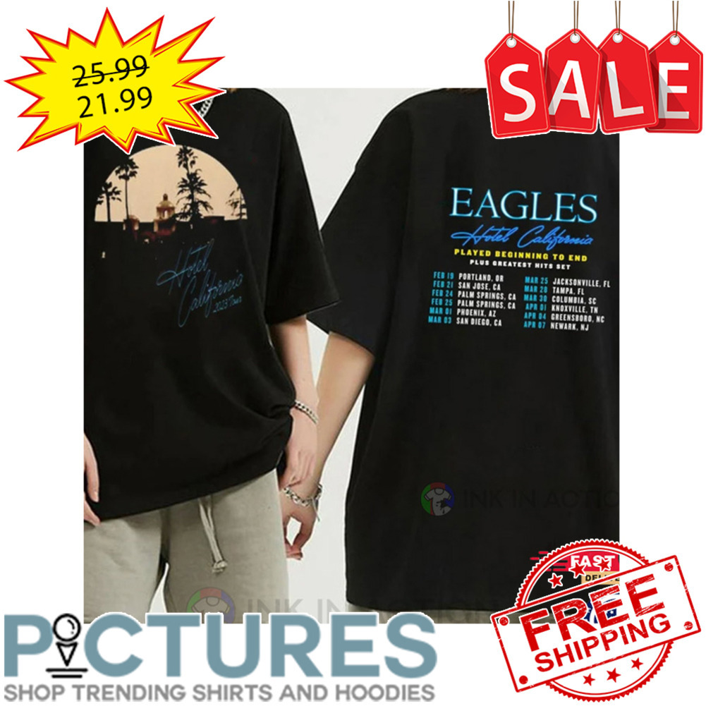 Eagles Hotel California Tour 2023 Shirt
