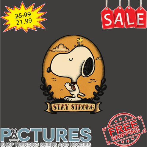 Snoopy and woodstock pray stay strong shirt