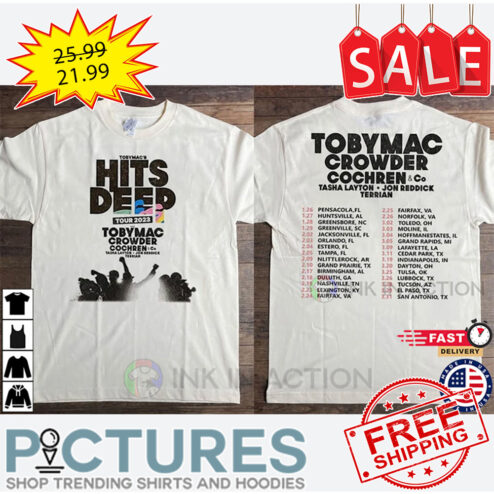 Toby Mac Crowder Cochren Hits Deep Tour 2023 shirt