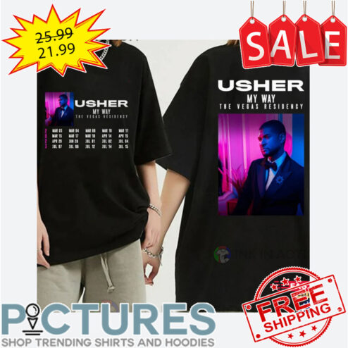 Usher My Way The Vegas Residency Tour 2023 Shirt