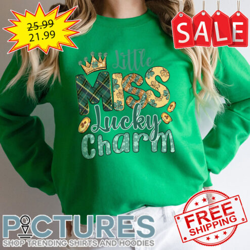 Glitter Miss Lucky Charm Irish Green Shamrock St Patrick's Day shirt