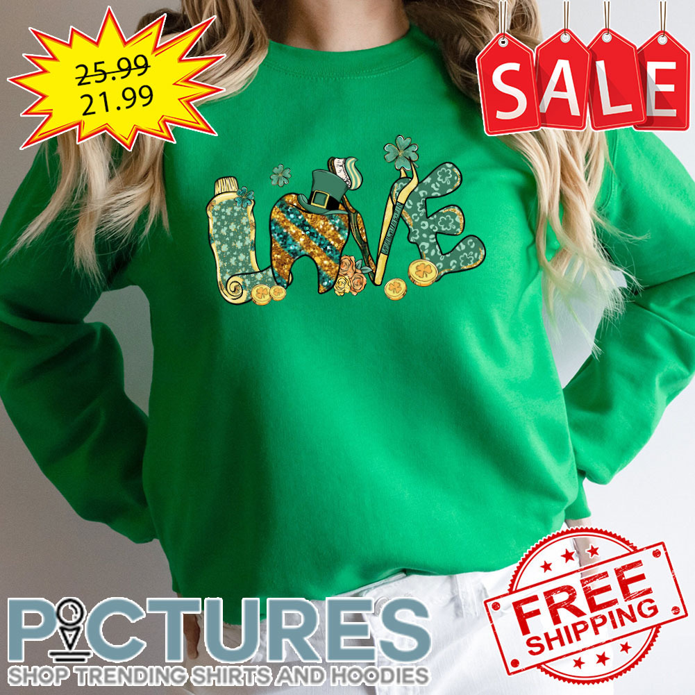 Tooth Love Irish Green Shamrocks St Patrick's Day shirt