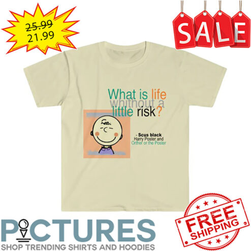 Charlie Brown What Is Life Without A Little Risk shirt
