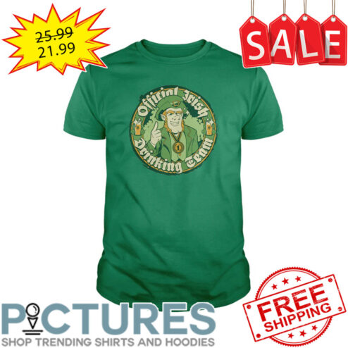 Patrico Beer Official Irish Drinking Team Shamrock St Patrick's day shirt