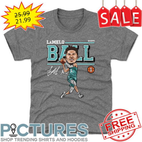 Lamelo Ball Chibi Cartoon Charlotte Hornets NBA Siganture shirt