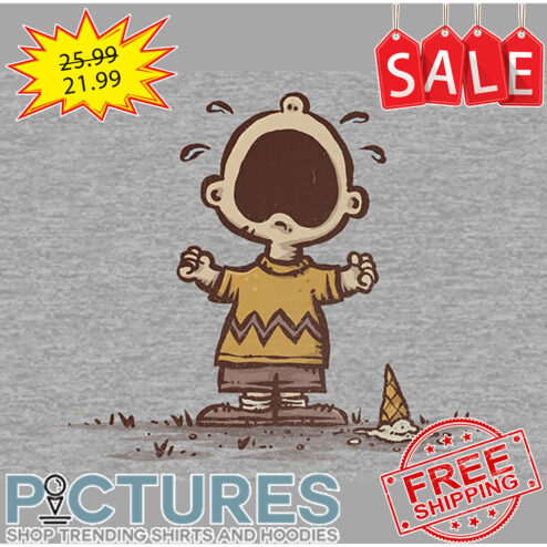 Charlie Brown Drops Ice Cream shirt
