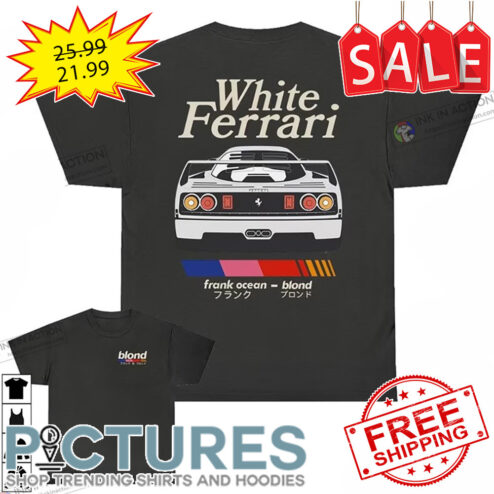 Frank Ocean Blond White Ferrari shirt