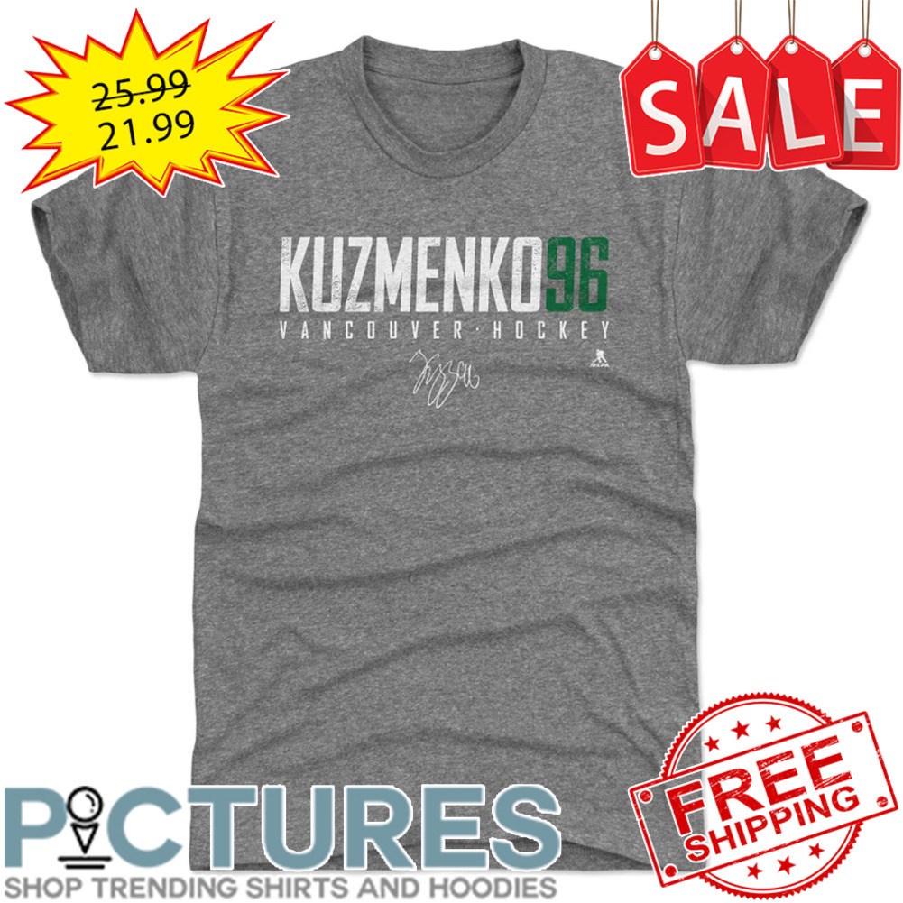 Andrei Kuzmenko Number 96 Vancouver Canucks NHL Signature shirt