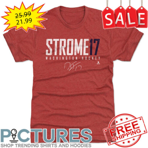 Dylan Strome Number 17 Washington Capitals NHL Signature shirt
