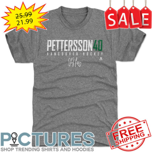 Elias Pettersson Number 40 Vancouver Canucks NHL Signature shirt