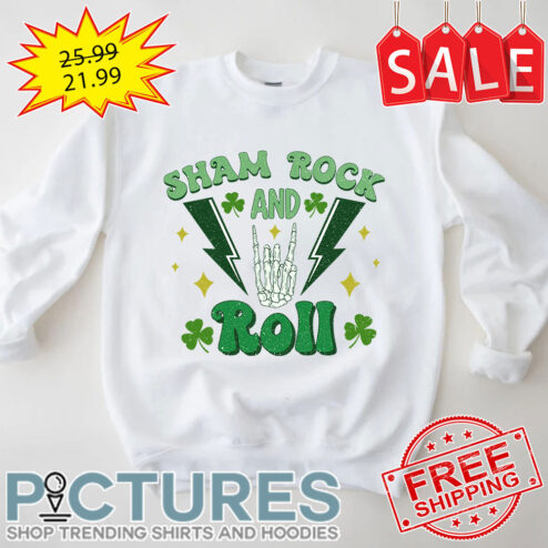 Skeleton Shamrock And Rool St Patrick's Day shirt