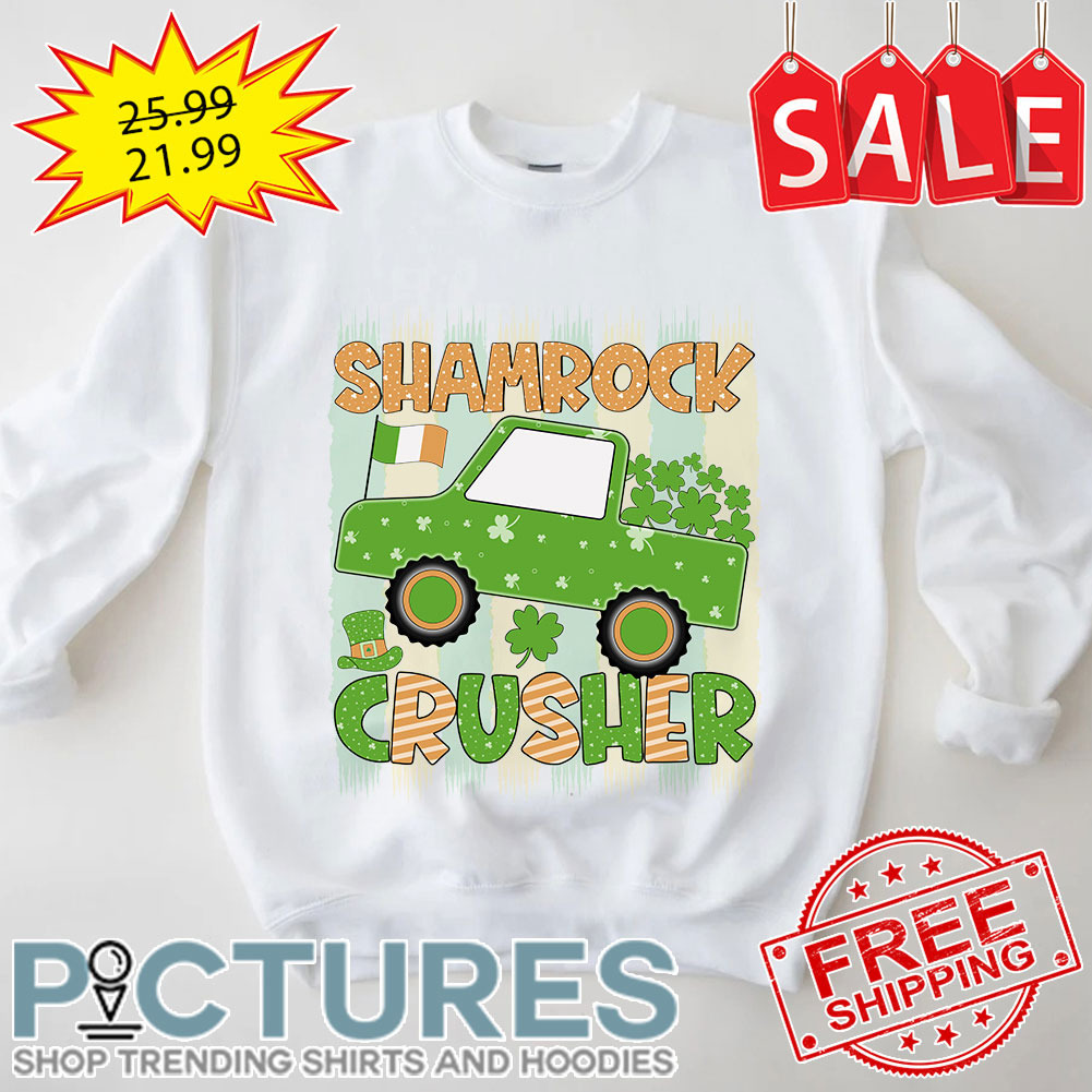 Truck Shamrock Crusher St Patrick's Day shirt