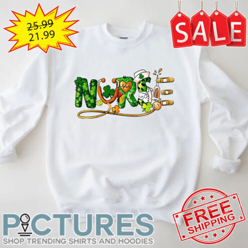 Shamrock Nurse St Patrick's Day shirt