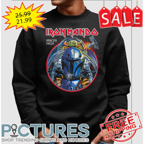 Iron Mando Spaces High Mandalorian shirt