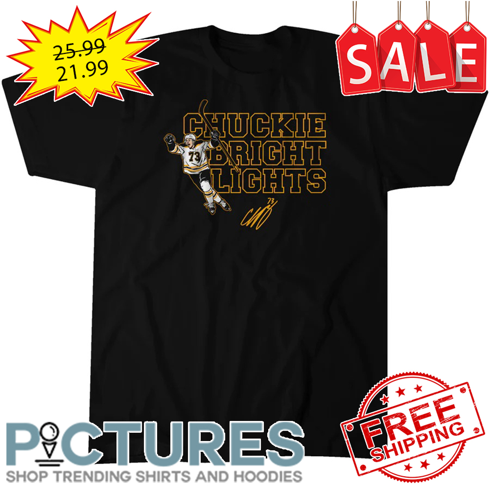 Charlie McAvoy Chuckie Bright Lights Boston Bruins NHL Signature shirt