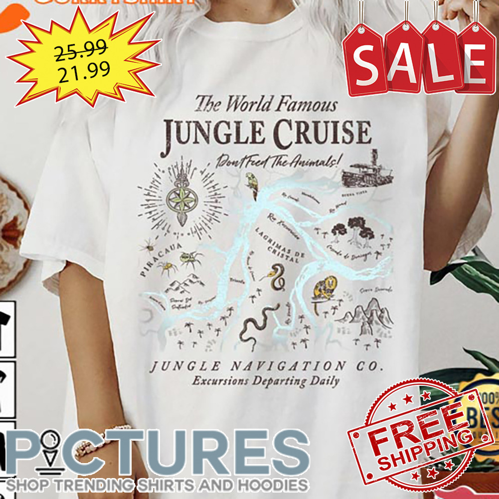 Disney Jungle Cruise World Famous Excursions Departing Daily shirt