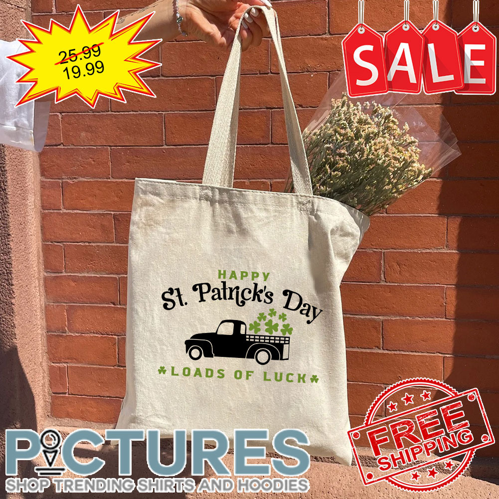 Truck Happy St Patrick's Day Loads Of Luck Tote Bag
