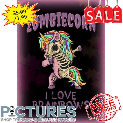 Zombiecorn I Love Brainbows shirt
