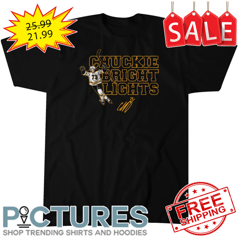 Charlie McAvoy Chuckie Bright Lights Boston Bruins NHL Signature shirt