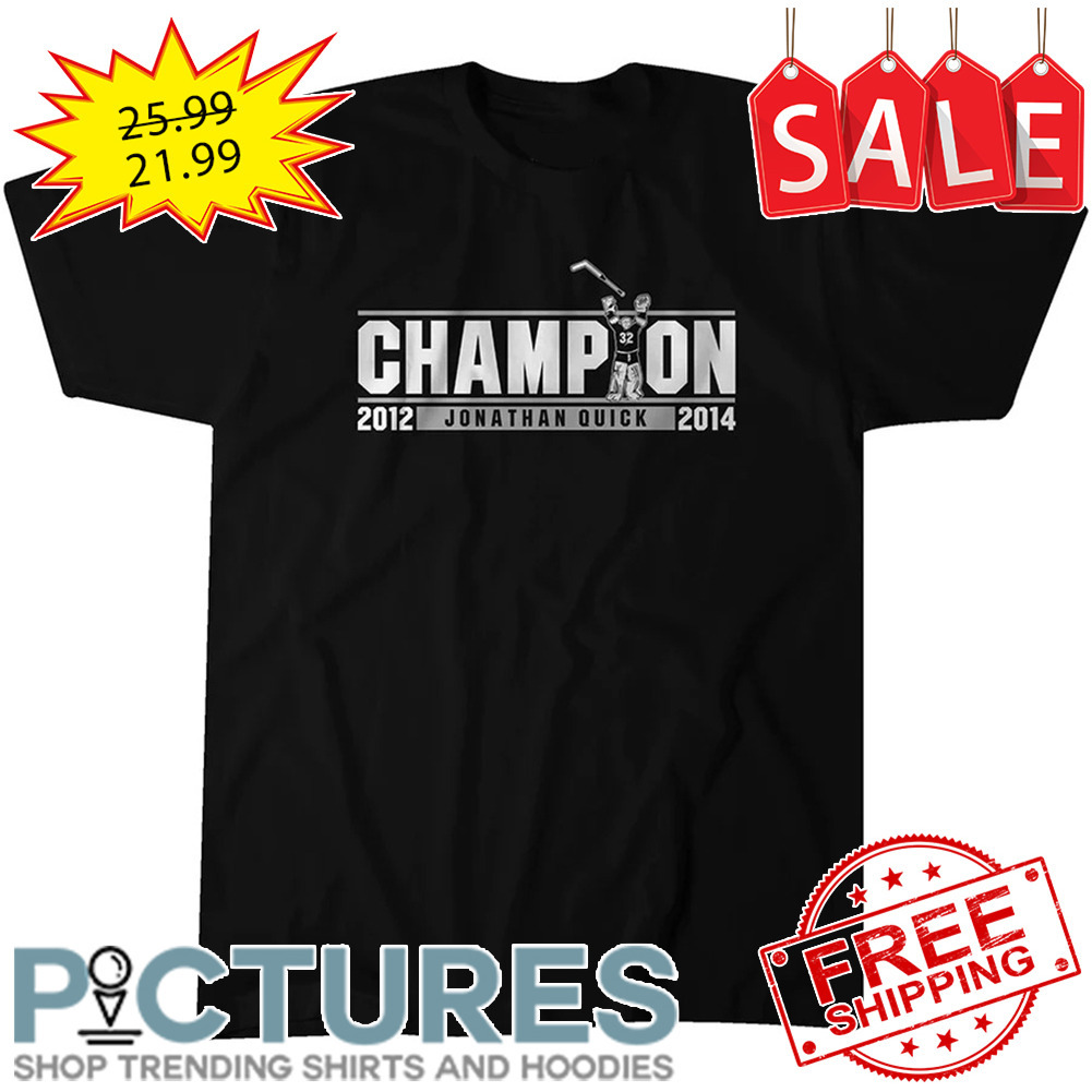 Jonathan Quick Champion 2012-2014 Vegas Golden Knights NHL shirt