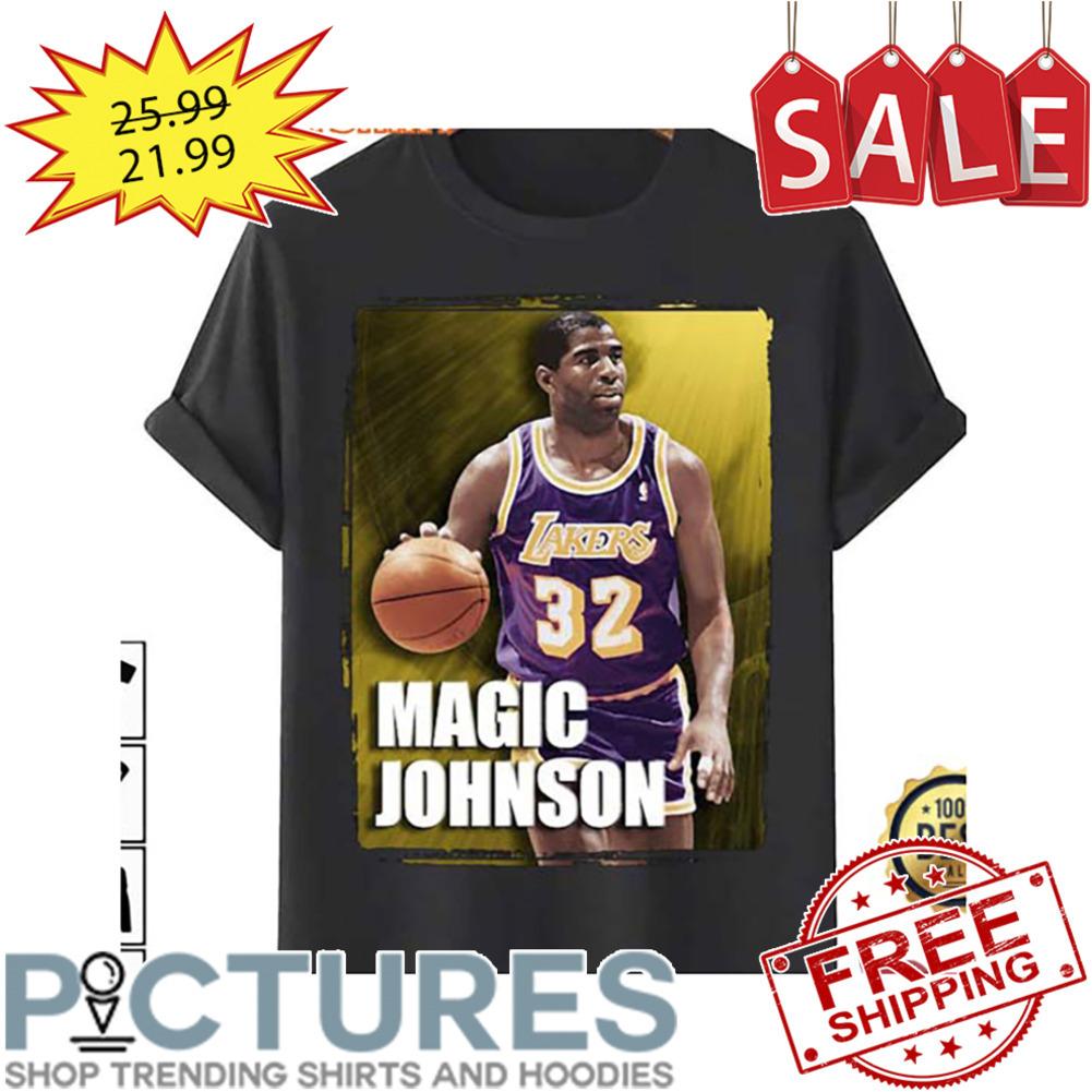 Magic Johnson 90s Legend Los Angeles Lakers NBA shirt