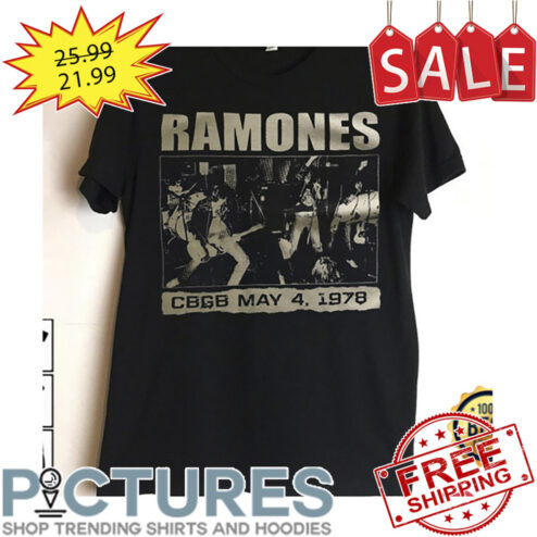 Ramones Rock Band CBGB Live 1978 shirt